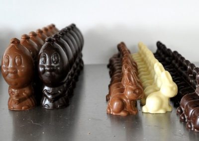 Sujets en chocolat
